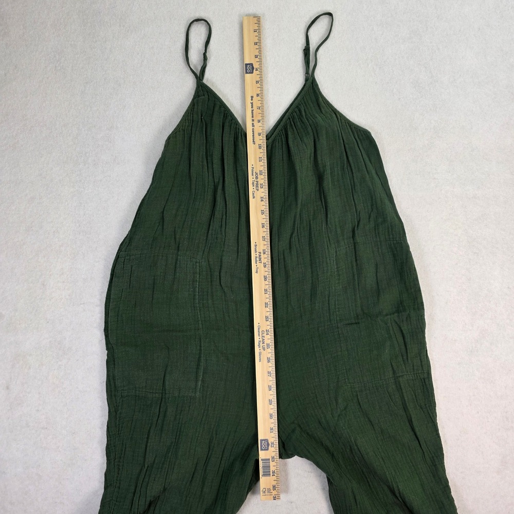 Universal Thread Olive Green Sleeveless V-Neck Jumpsuit Romper - Picture 6 of 9